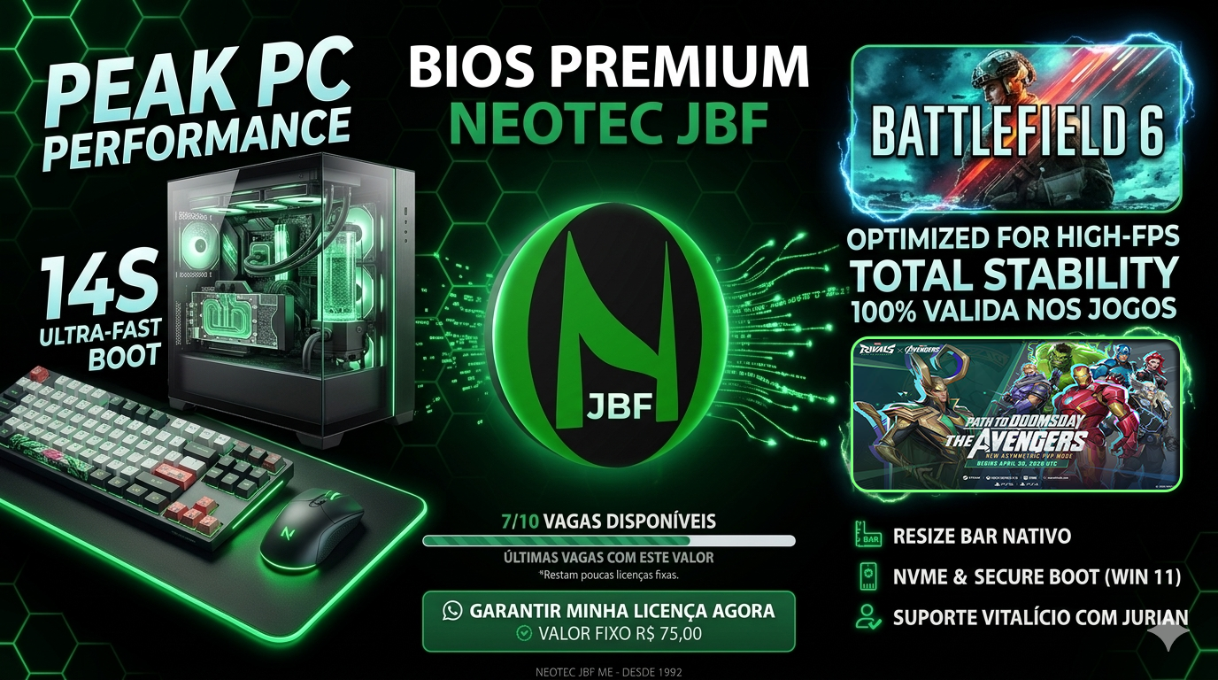 Engenharia de Vanguarda: NEOTEC JBF quebra barreiras de segurança em chipsets HM55 e QM57